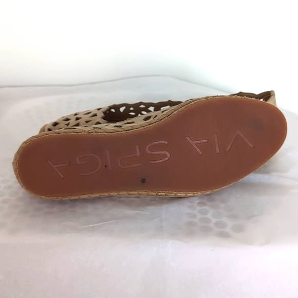 VIA SPIGA Beige espadrilles in Women's size 7.5 - Picture 5 of 6